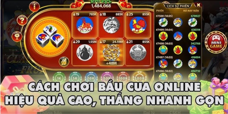 Bí kíp chơi bầu cua đổi thưởng thắng