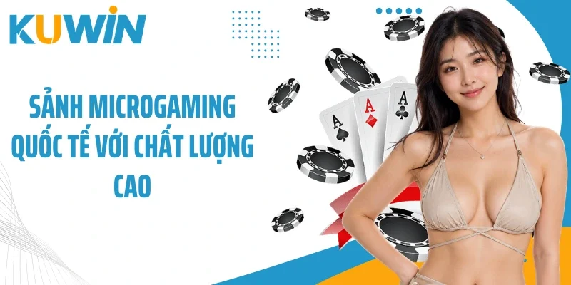 Sảnh Microgaming quốc tế với chất lượng cao